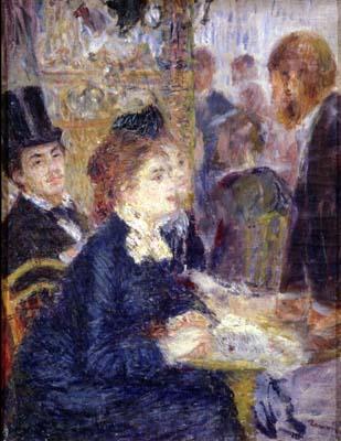 Pierre Auguste Renoir At the Cafe oil painting picture
